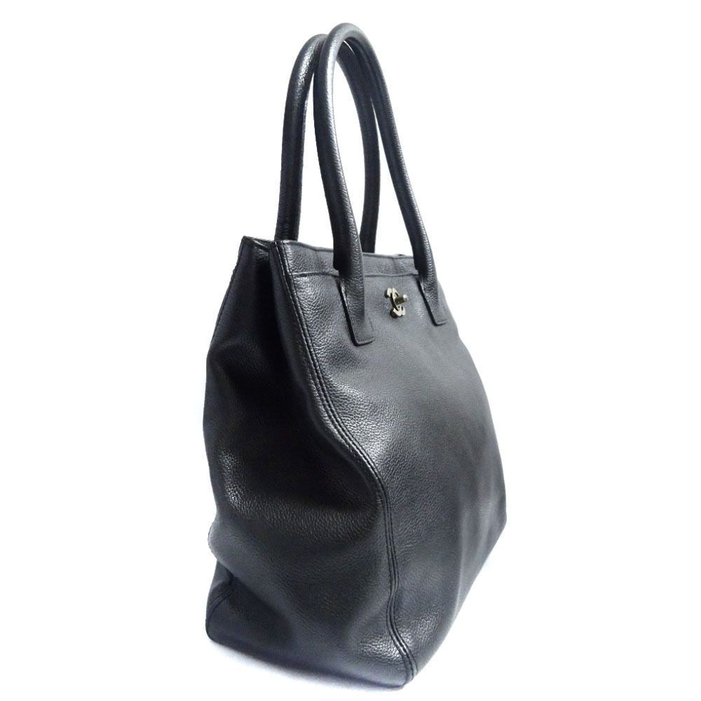 Chanel Caviar Skin Executive Tote Bag Black - Picture 4 of 12